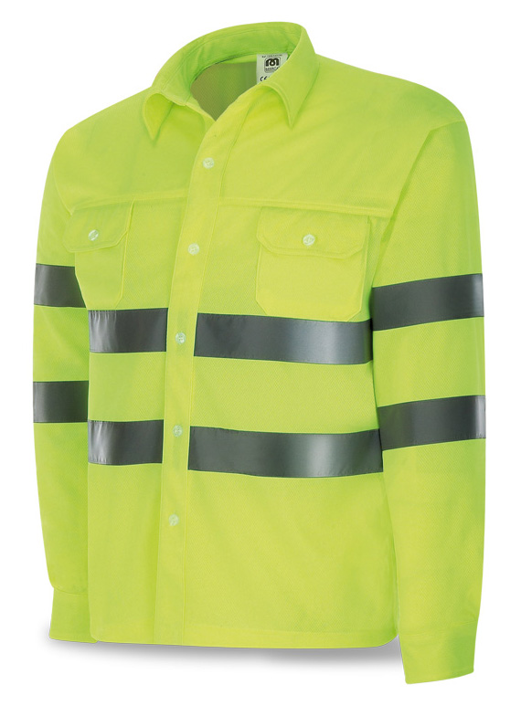 Camisas de Visibilidad laboral trabajo ropa seguridad EPI EPIS personal emergencias